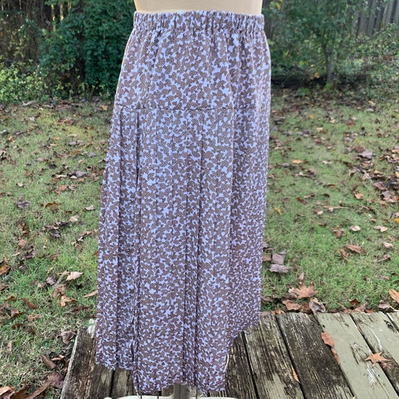 Vintage Pleated Mushroom Skirt - Picture 9 of 13
